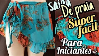 Como fazer ⭐️ Saída de praia SUPER FÁCIL E RÁPIDO PARA INICIANTES NA COSTURA costura diy [upl. by Papke]