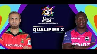 cpl match today  CPL Qualifier2  cpl match today highlight  cricketteam cpl cricketworld7 [upl. by Onirefez]