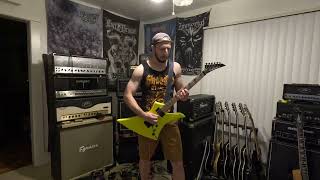 Gatecreeper  Caught in the Treads guitar cover [upl. by Jacques917]