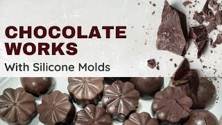 Chocolate Works with Your Silicone Molds  How to Melt Your Chocolate [upl. by Ettevroc]