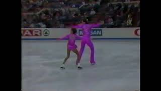 Isabelle Brasseur and Lloyd Eisler  World Championship 1988 SP [upl. by Vernier]