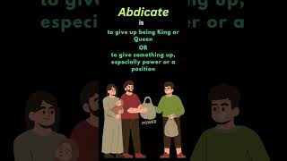 Dictionary  Abdicate Word  Meaning of Abdicate english world dictionary abdicate learn [upl. by Notwal]