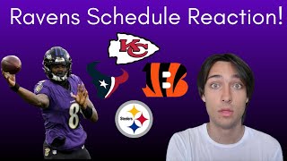 Baltimore Ravens 2024 Schedule Reaction and Early Prediction [upl. by Aed948]