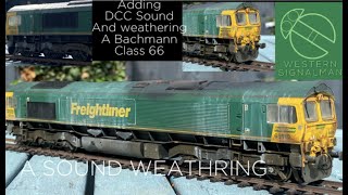 A Sound Weathering for a Bachmann Class 66 plus how to make your own spray booth [upl. by Fineman]