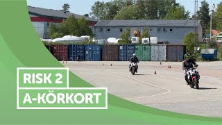 Riskutbildning  Risk 2  Akörkort tung motorcykel [upl. by Guenna789]