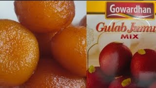 Gowardhan Gulab Jamun Mix  How to make Gulab Jamun  गुलाब जामुन रेसिपी  Instant Gulab Jamun [upl. by Naej]