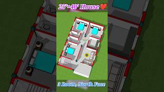 25×40 House Design ❤️ housedesign homedesign home house architect shorts [upl. by Akessej]