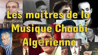 Plus Belles Chansons Historiques Chaabi Algériennes [upl. by Einegue237]