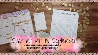 Kleingeld  Spar mit mir ☀️ I kostenlose Vorlage 😱 Monatliche Sparchallenge 💛I Umschlagmethode [upl. by Marnia]