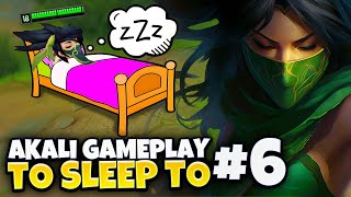 3 Hours of Relaxing Akali gameplay to fall asleep to Part 6  Professor Akali [upl. by Brower697]