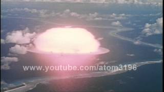 HD 1946 atomic bomb test operation crossroads Able shot in color [upl. by Airebma]