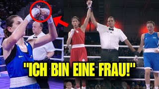 NEUER SKANDAL bei OLYMPIA BOXERIN VERLIERT GEGEN KONTROVERSE BOXERIN UND MACHT DIESES ZEICHEN [upl. by Rotsen]