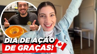 VLOG dia de ação de graças no Canadá vlog de rotina comprinhas e lojas  Vida no Canadá 🇨🇦 [upl. by Nierman]