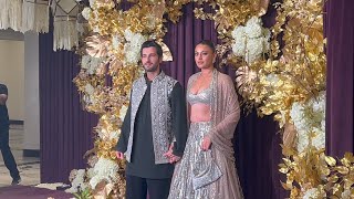 Anushka Ranjan amp Aditya Seal At Manish Malhotra Diwali Party adityaseal manishmalhotra [upl. by Rehotsirk]