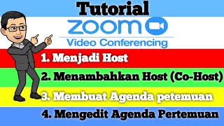 Cara menjadi host dan menambahkan host di zoom meeting [upl. by Eeram693]