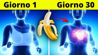 🍌 Il tuo corpo se MANGI BANANA TUTTI I GIORNI 🤔 5 BENEFICI della banana CHE POCHI CONOSCONO [upl. by Uel]