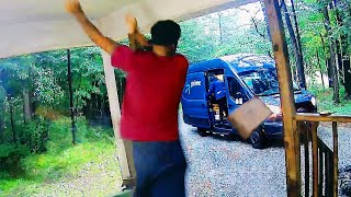 Angry Customer Throws Package at Delivery Driver [upl. by Baillieu]