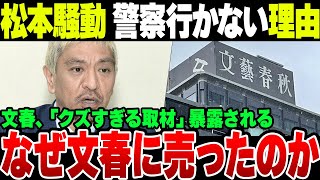 松本人志騒動、警察に行かない単純な理由ーなぜ文春に行く気になったのかー【ゆっくり解説】 [upl. by Hazem]