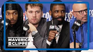 Luka Doncic Kyrie Irving Jason Kidd  Mavs vs Clippers Game 2 postgame press conference [upl. by Kristan]