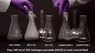 Testing the chloramine activity of coconut shell based activated carbon [upl. by Ain66]