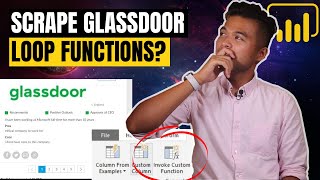 Scrape Glassdoor using LOOP Functions in Power Query  Beginners Guide to Power BI in 2020 [upl. by Longfellow903]