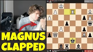 Magnus starts clapping for this Indian Grandmaster [upl. by Hulbert]