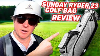 Is This the Most Comfortable amp Convenient Stand Bag Ever The Sunday Ryder 23 Golf Bag Review [upl. by Ecilayram]