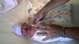 How to adorably swaddle your newborn baby [upl. by Arodasi]