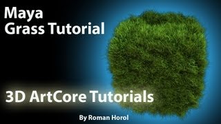 Maya Tutorial How to create Grass using FUR [upl. by Ylime632]