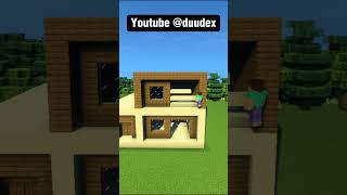 Minecraft Modern House shorts minecraft minecraftbuilding [upl. by Harlie]