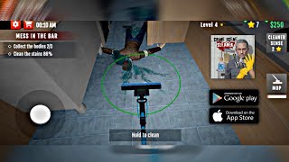 Crime Scene Cleaner Mobile 3D Gameplay  AndroidIOS [upl. by Enaitsirk]