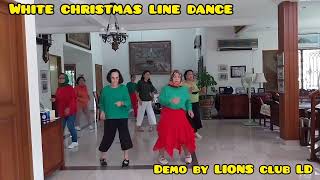 White Christmas line dance choreographed by Christina Yang [upl. by Gnoht]