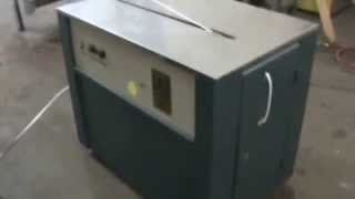 USED CARTON STRAPPING MACHINE Semi Automatic Plastic [upl. by Happy812]