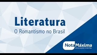 Videoaula de Literatura  O Romantismo no Brasil [upl. by Allenod]