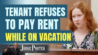 Woman doesnt think she should have to pay rent while on vacation [upl. by Ciaphus]