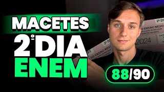 ✅ TODOS os MEUS MACETES para GABARITAR o 2º DIA do ENEM Matemática e Natureza [upl. by Aleacim387]