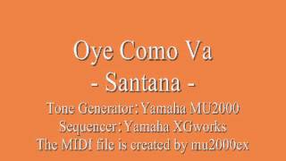 Oye Como Va  Santana cover  MIDI version [upl. by Analihp729]