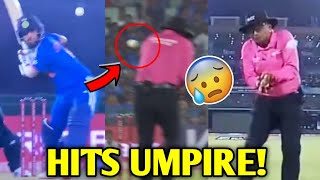 Jitesh Sharma HITS UMPIRE during Match 🤣🔥 India Vs Australia 4th T20 Cricket News Facts [upl. by Mellitz]