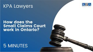 How Does the Small Claims Court Work in Ontario [upl. by Celestyn]