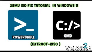 Tutorial 2024 Fixing ISO to Work in Xemu Using Command Prompt or PowerShell in Windows 11 [upl. by Mercuri]