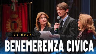 Benemerenza civica a Marten De Roon [upl. by Roberts]