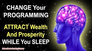 ABUNDANCE Affirmations while you SLEEP Program Your Mind Power for WEALTH amp PROSPERITY [upl. by Enyamrahs]