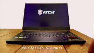 MSI GS65 RTX 2070 Max Q Unboxing [upl. by Harahs]