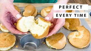 EASIEST Popovers Ever  No fancy equipment needed [upl. by Eisenberg]