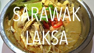 NINJAJINJA COOKS SARAWAK LAKSA [upl. by Oirretna]