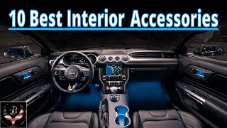 10 Best Interior Car Accessories from Amazon  Interior Car Mods [upl. by Suiramad]