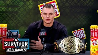 Gunther discusses The Miz’s legacy Survivor Series WarGames Press Conference highlights [upl. by Neb40]