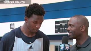 Grant Long talks 1on1 with Hasheem Thabeet [upl. by Wolgast]