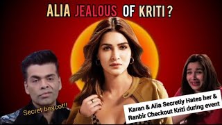 How KRITI SANON Became Alia Bhatts Biggest competition in Bollywood  Karan Secretly Hates Her [upl. by Korten]