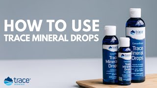 How To Take Trace Mineral Drops [upl. by Aicilaanna]